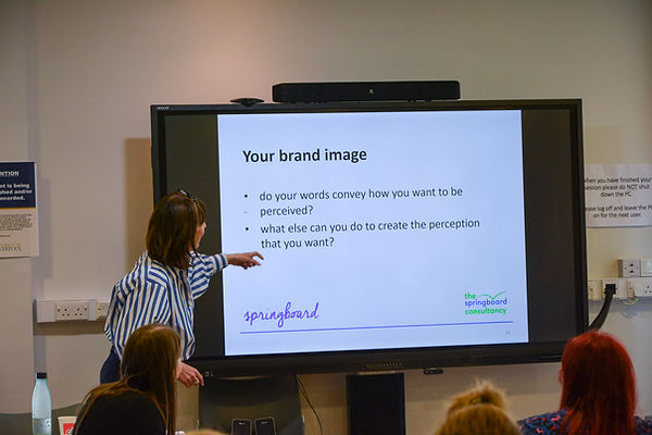 Group workshop session with Catherine